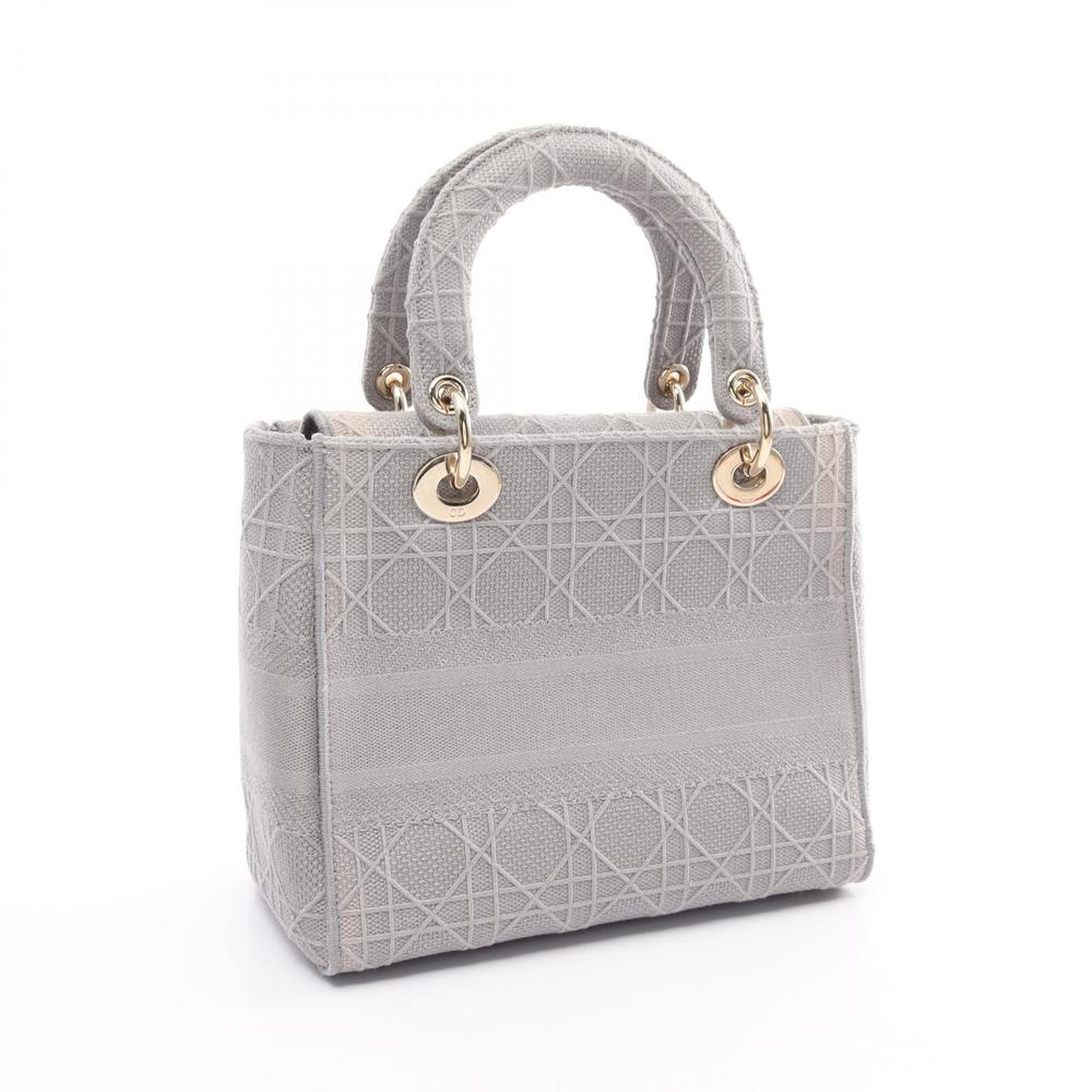 Dior Gray D-Lite Lady Medium Handbag
